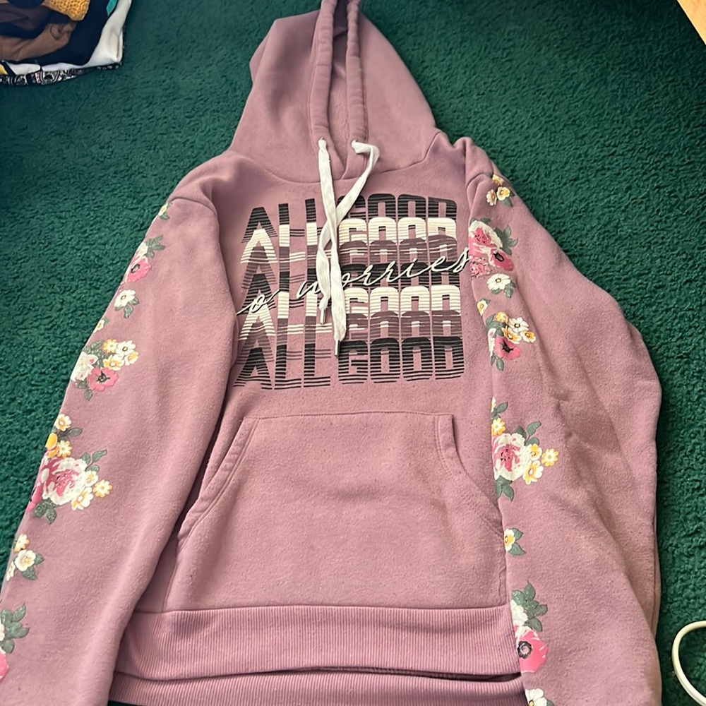 All good, no worries lavender hoodie